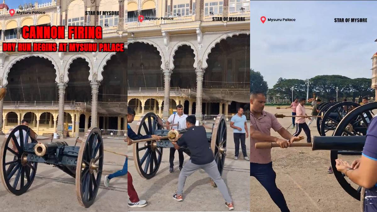Mysuru Dasara 2026: 21-Round Cannon Salute to Be Executed With Precision on Vijayadashami