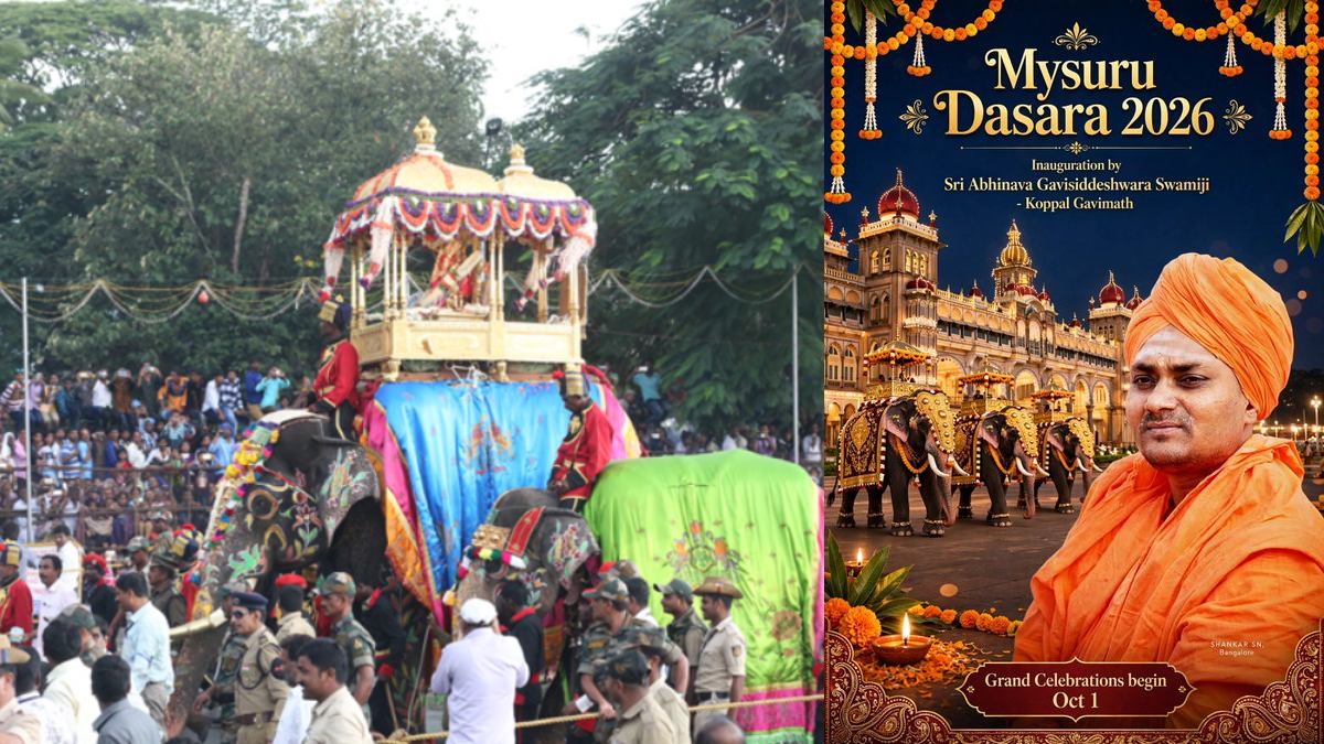 Mysuru Dasara 2026: Sri Abhinava Gavisiddeshwara Swamiji Chosen as Chief Inaugurator