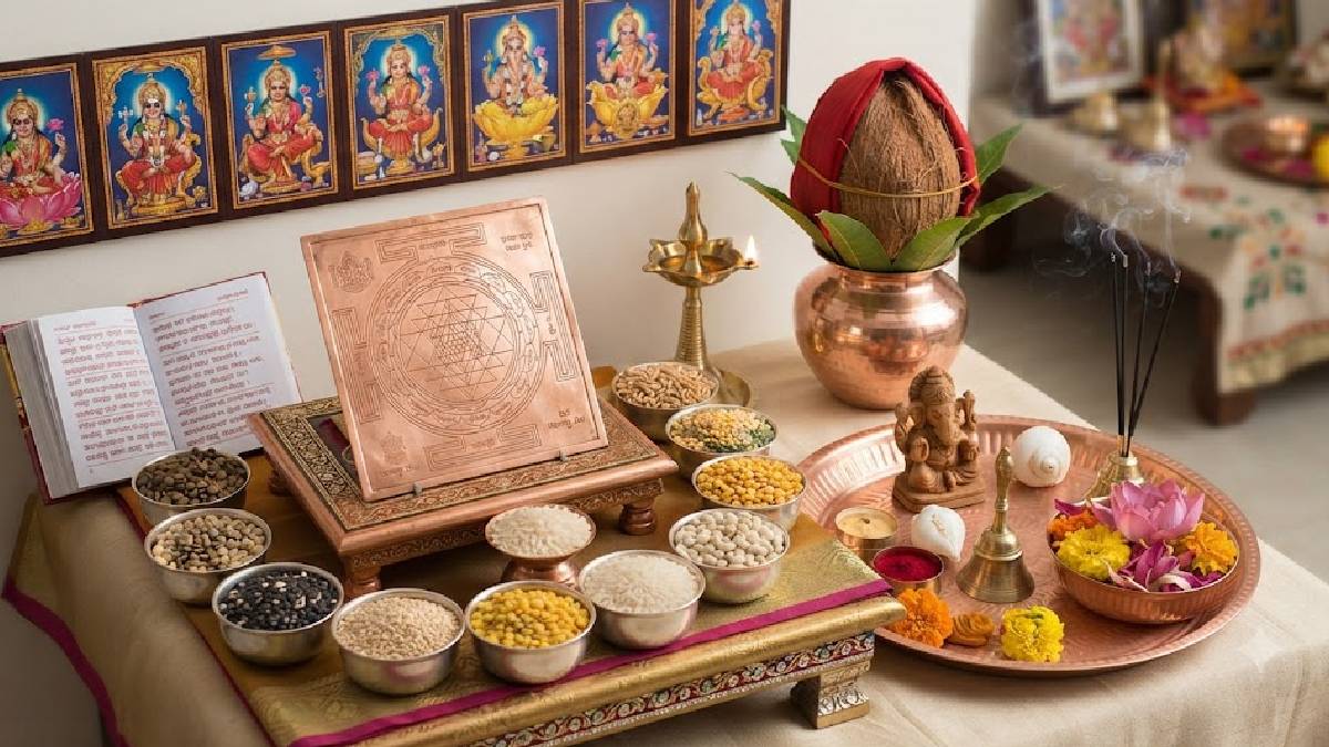 ನವಗ್ರಹ ಪೂಜೆ ಮನೆಯಲ್ಲಿ ಮಾಡುವ ಸರಳ ವಿಧಾನ; ಬೇಕಾಗುವ ಸಾಮಗ್ರಿಗಳು ಮತ್ತು ಮಂತ್ರಗಳು!!