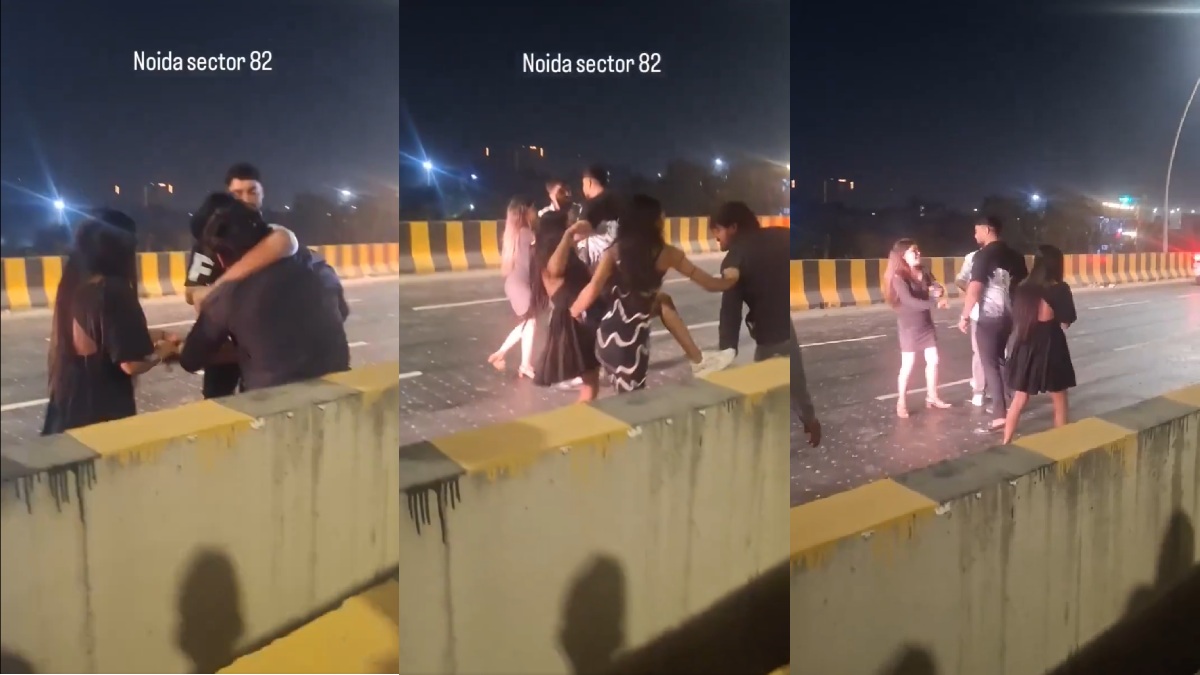 Noida Street Fight Video Goes Viral: Group Fight in Broad Daylight Sparks Attention