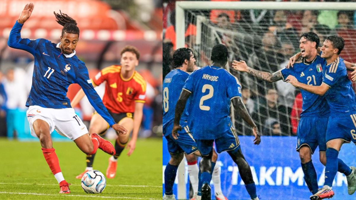 Nations League Monday Night Results: France’s Late Olise Winner, Italy’s 4-1 Rout and More | Photo Credit: https://x.com/oliseSZN_17/     |      https://x.com/Sage_FCB/