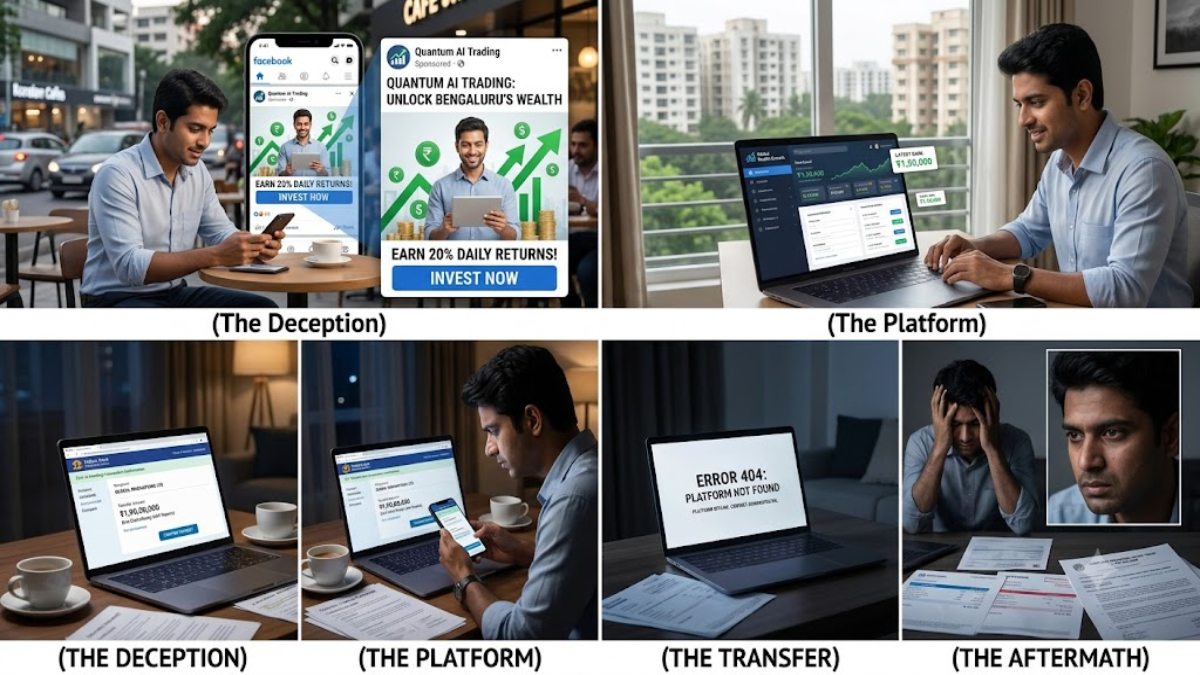 Bengaluru Techie Loses ₹1.9 Crore After Falling for Facebook Trading Ad; Fake Platform Promises Huge Returns