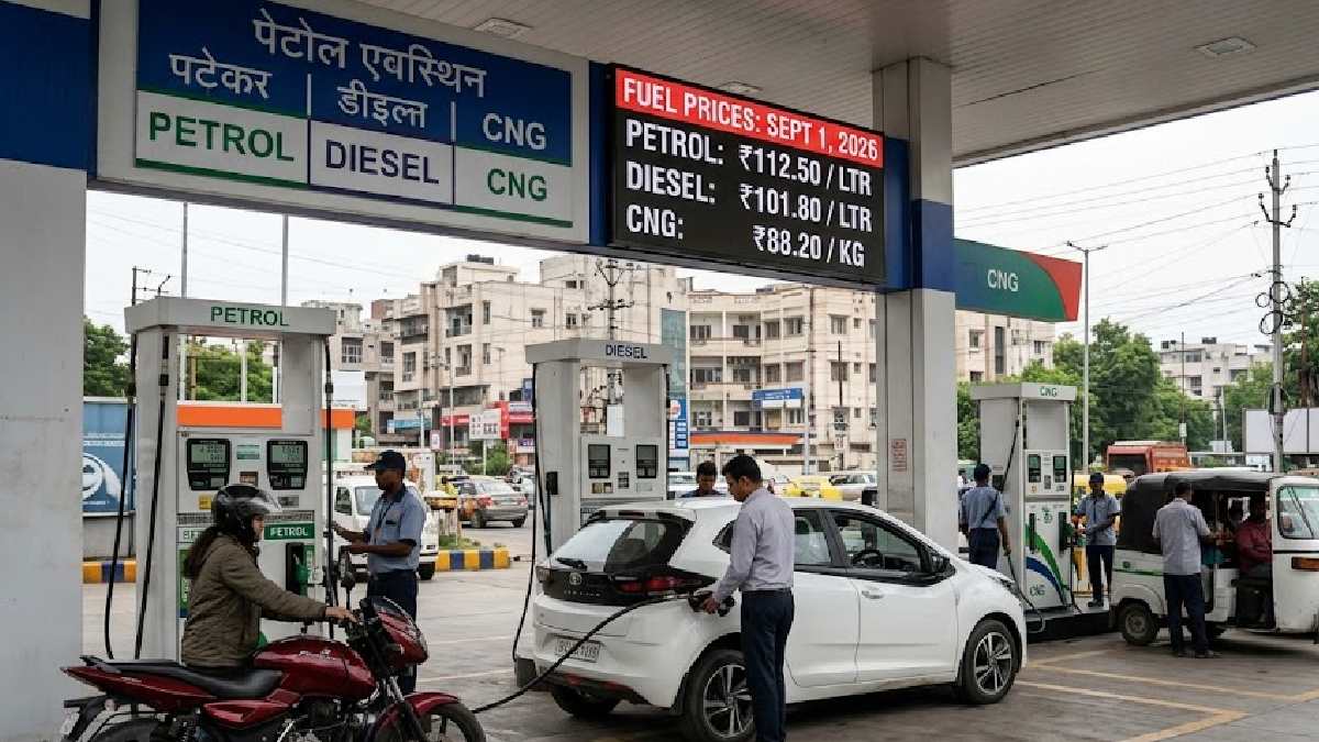 Fuel Prices on September 1: Check Petrol, Diesel & CNG Rates in Your City