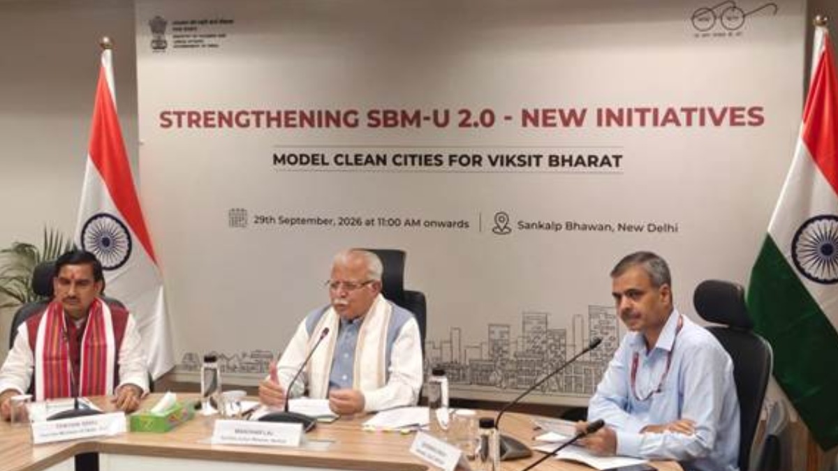 Union Minister Manohar Lal Launches PRAGATI-50 Initiative to Develop 50 Model Cities for Swachhata
