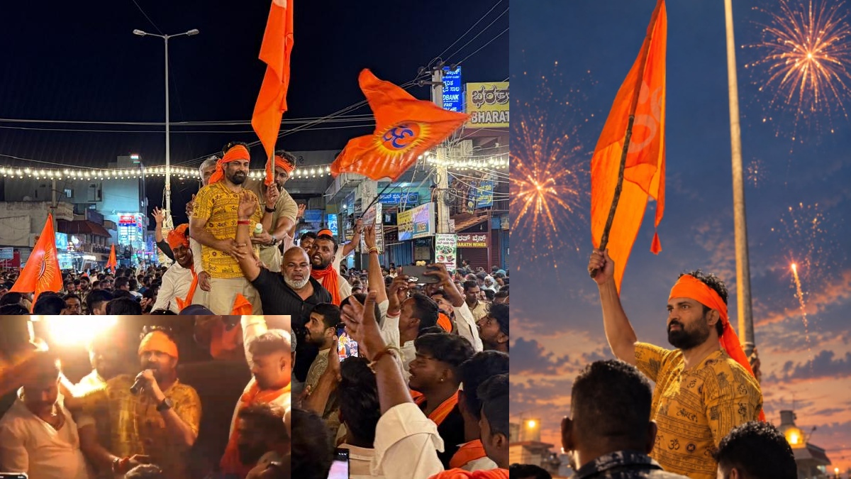 ಮಸೀದಿ ಮುಂದೆ ಪ್ರತಾಪ್ ಸಿಂಹ ಭಾಷಣ | Photo Credit: https://x.com/mepratap