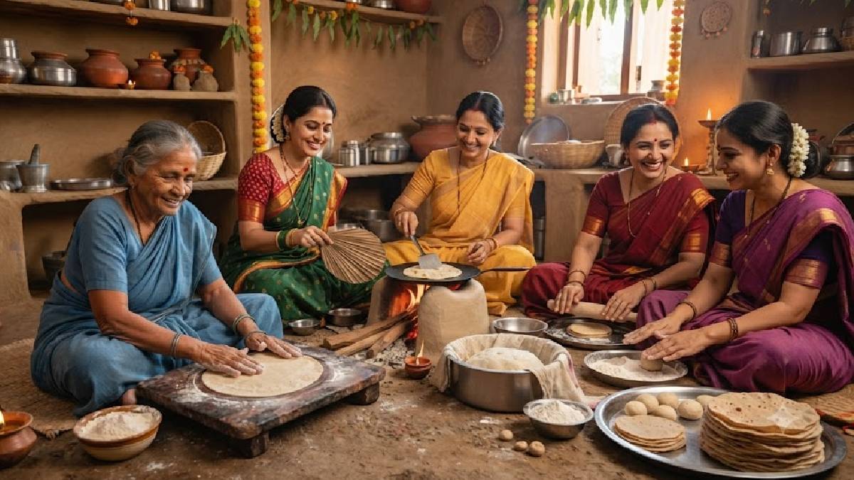 ರೊಟ್ಟಿ, ಬುತ್ತಿ, ಅನ್ನದಾಸೋಹ | Photo Credit: blob:https://gemini.google.com