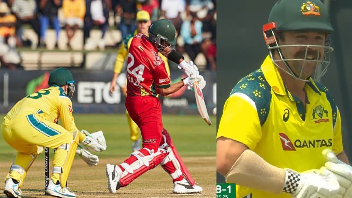 Australia Beat Zimbabwe by 84 Runs | Photo Credit: https://x.com/SakSpeaksHQ/    |     https://x.com/AhmadRana056/
