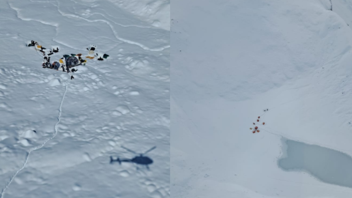 Kalindi Khal Rescue Update: 11 Trekkers Saved, 8 Still Stranded Amid Rain and Snow