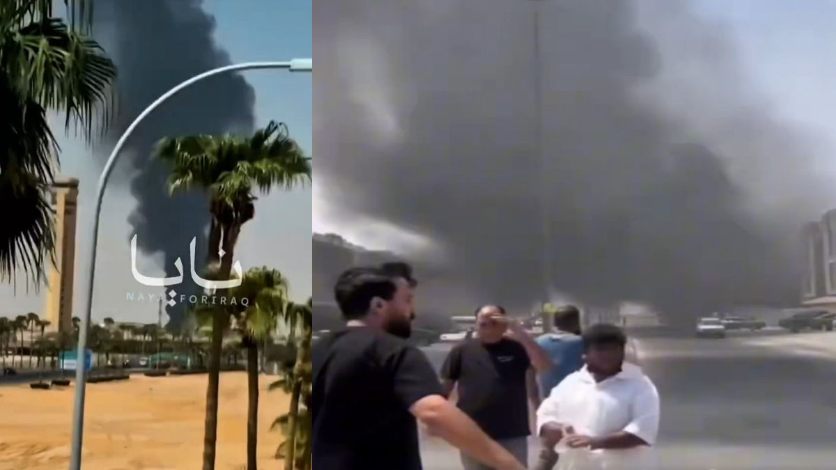 Riyadh on High Alert After Reported Ansarallah Attack Near Airport; Flights Disrupted Amid Black Smoke