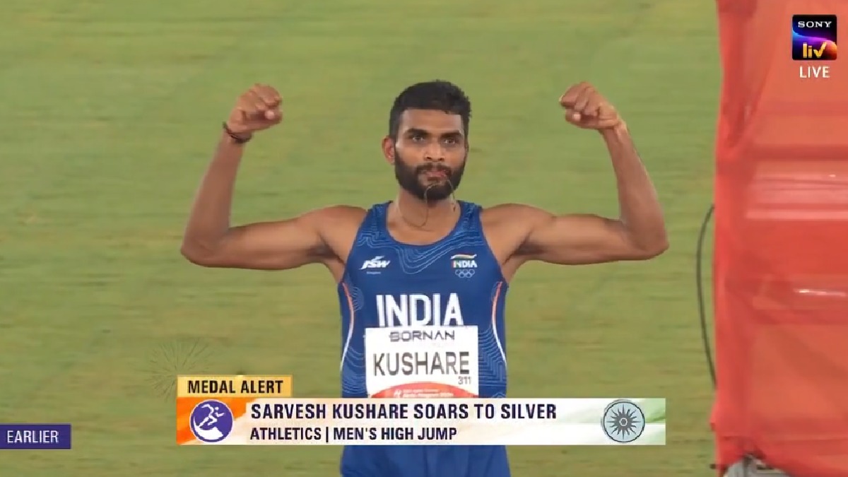 Sarvesh Kushare and Parul Chaudhary win athletics medals for India | Photo Credit: https://x.com/sanghaviharsh