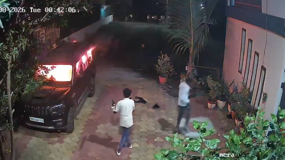 Latur Scorpio Set Ablaze Over Suspected Old Dispute, CCTV Footage Under Police Scanner