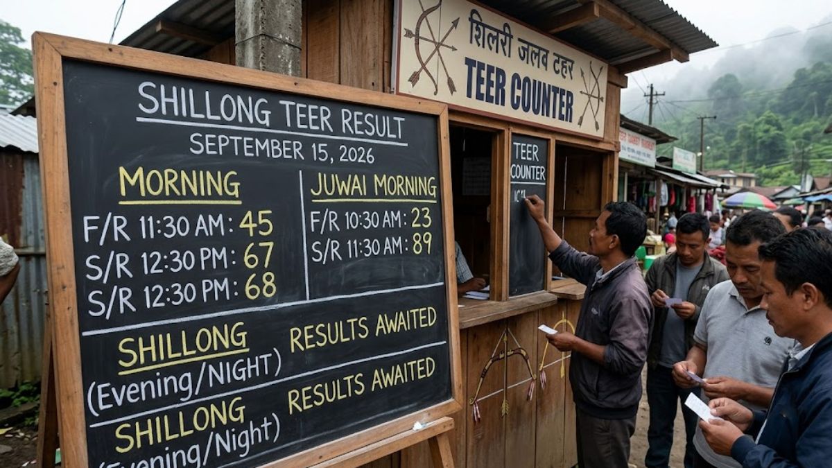Shillong Teer Result Today, September 15, 2026: Check Shillong Morning, Juwai Morning Winning Numbers