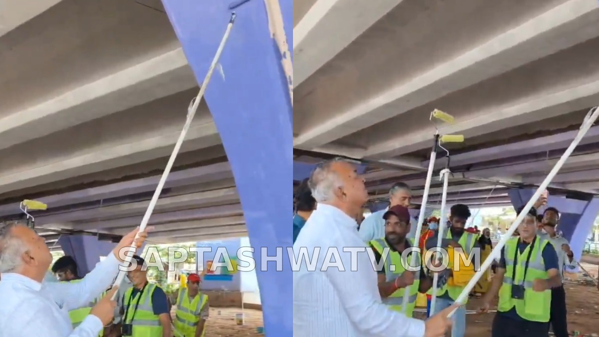 ಬೆಂಗಳೂರು ಸಿಲ್ಕ್ ಬೋರ್ಡ್ ಕೆಳಗೆ ಹೊಸ ರೂಪ! ರೇಷ್ಮೆ ಥೀಮ್‌ನಲ್ಲಿ ಸೌಂದರ್ಯೀಕರಣಕ್ಕೆ ಚಾಲನೆ!!
