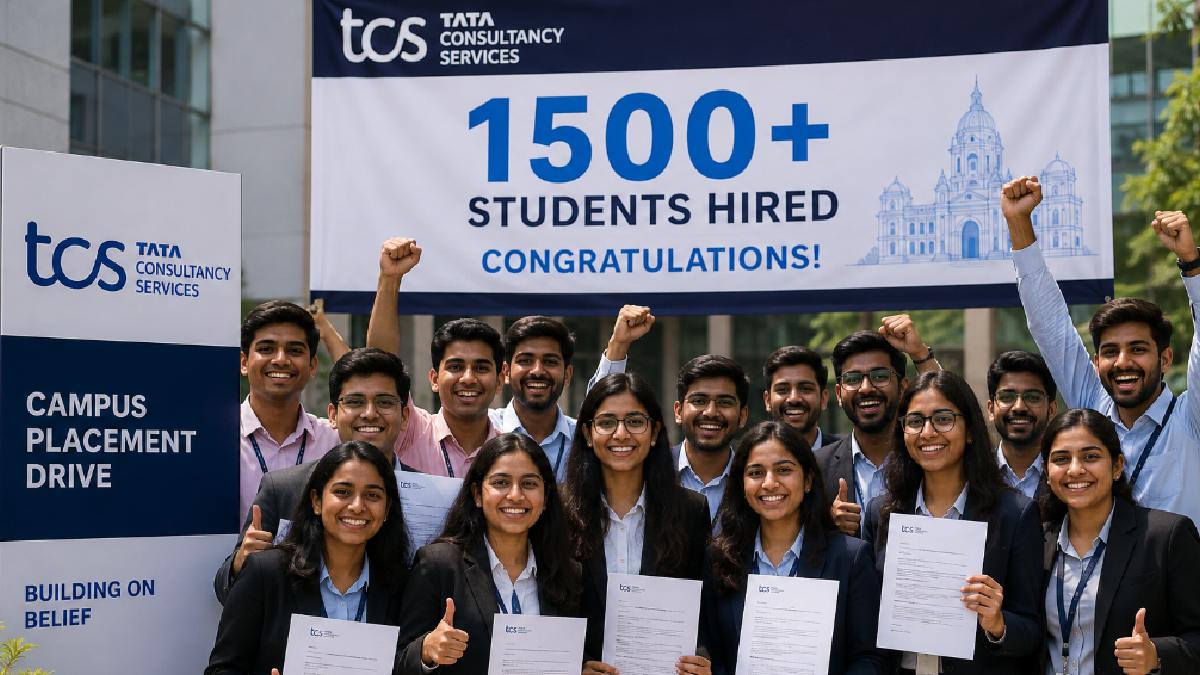 TCS Hires Over 1,500 Students From Andhra Pradesh University in Major Campus Recruitment Drive