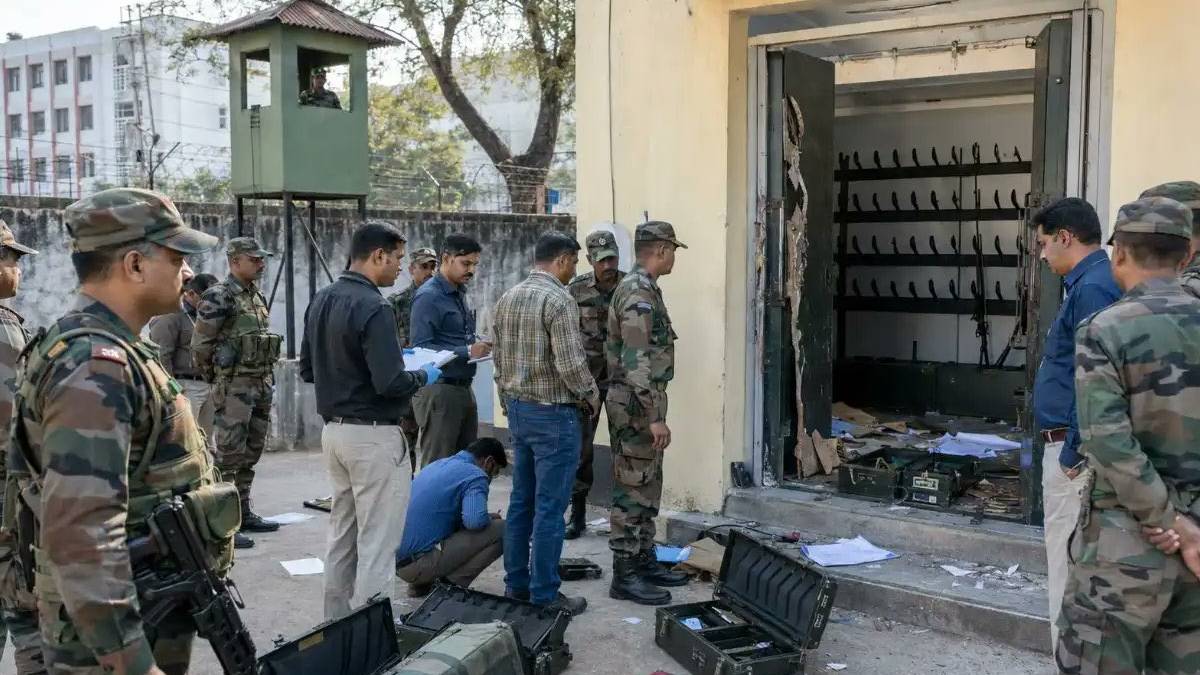 Telangana Defence Facility Theft: 11 Weapons, Including AK-203 and INSAS Rifles, Reportedly Stolen in Medchal-Malkajgiri