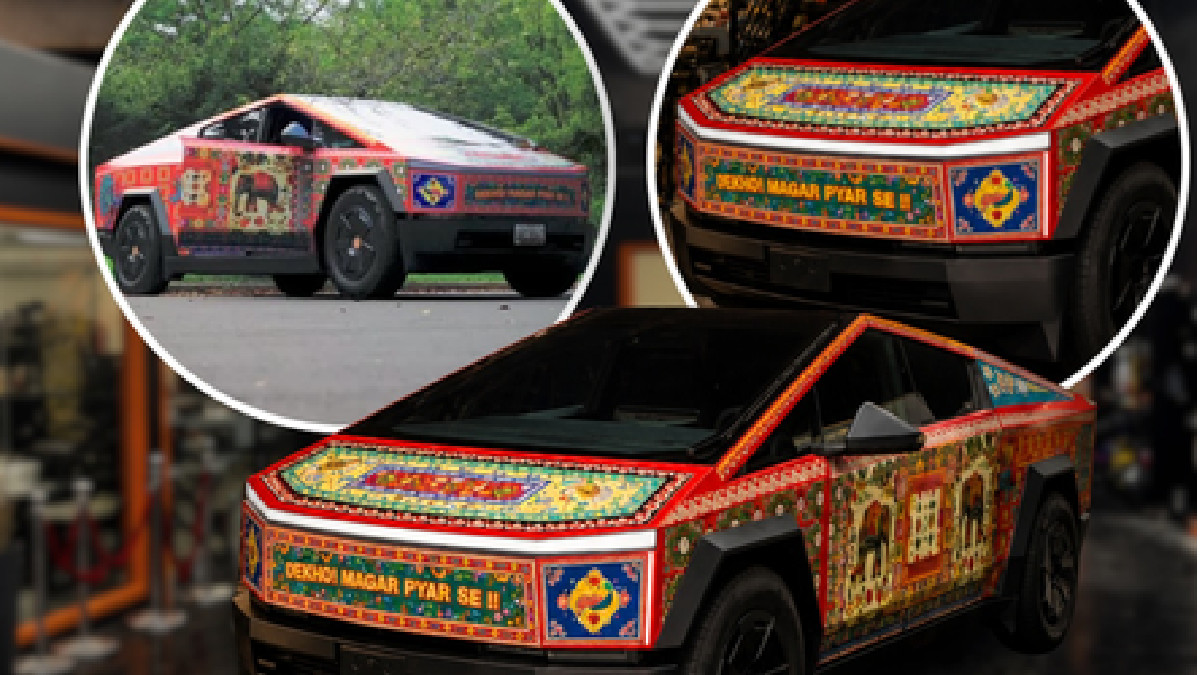 Tesla Cybertruck Gets a Desi Makeover in the US, and the Internet Can’t Stop Talking