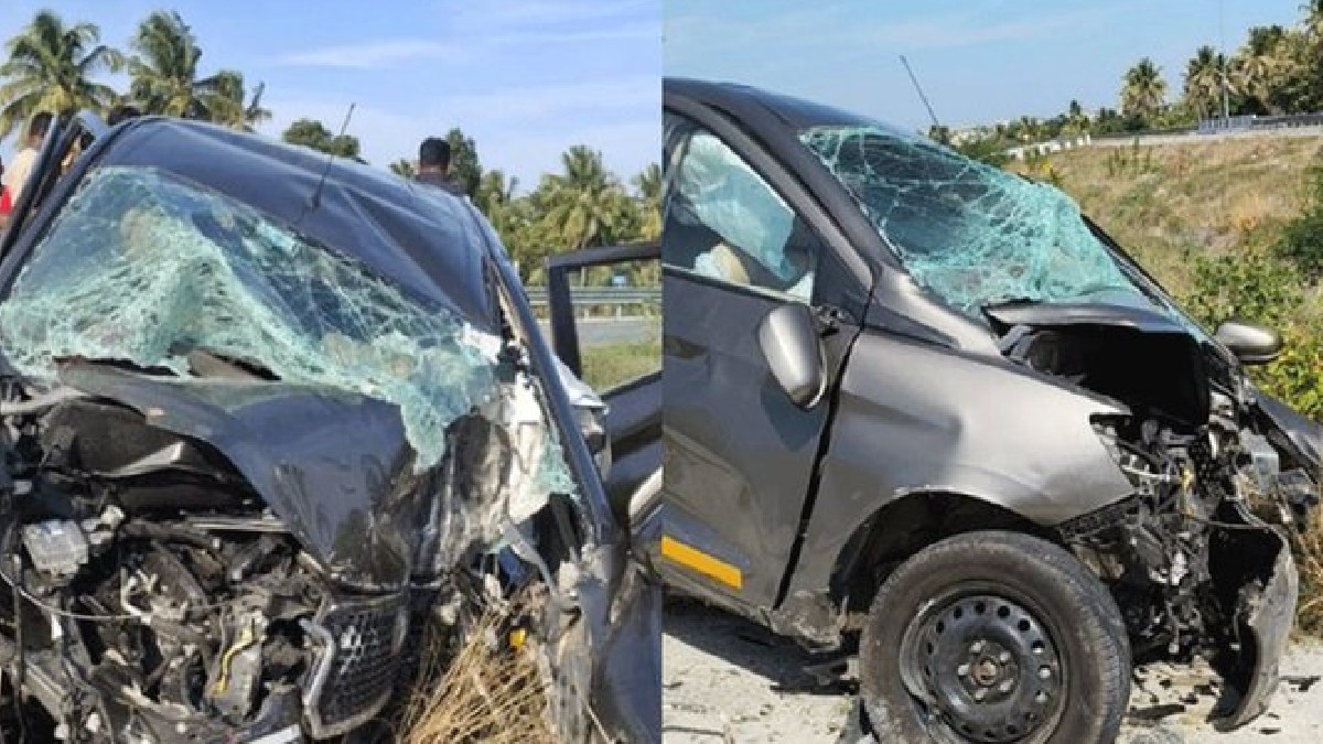 ತಿರುಪತಿ ದರ್ಶನ ಮುಗಿಸಿ ಬೆಂಗಳೂರಿಗೆ ವಾಪಸ್-ಕೆಜಿಎಫ್ ಬಳಿ ಭೀಕರ ಅಪಘಾತ, ನಾಲ್ವರು ಸಾ*ವು!!