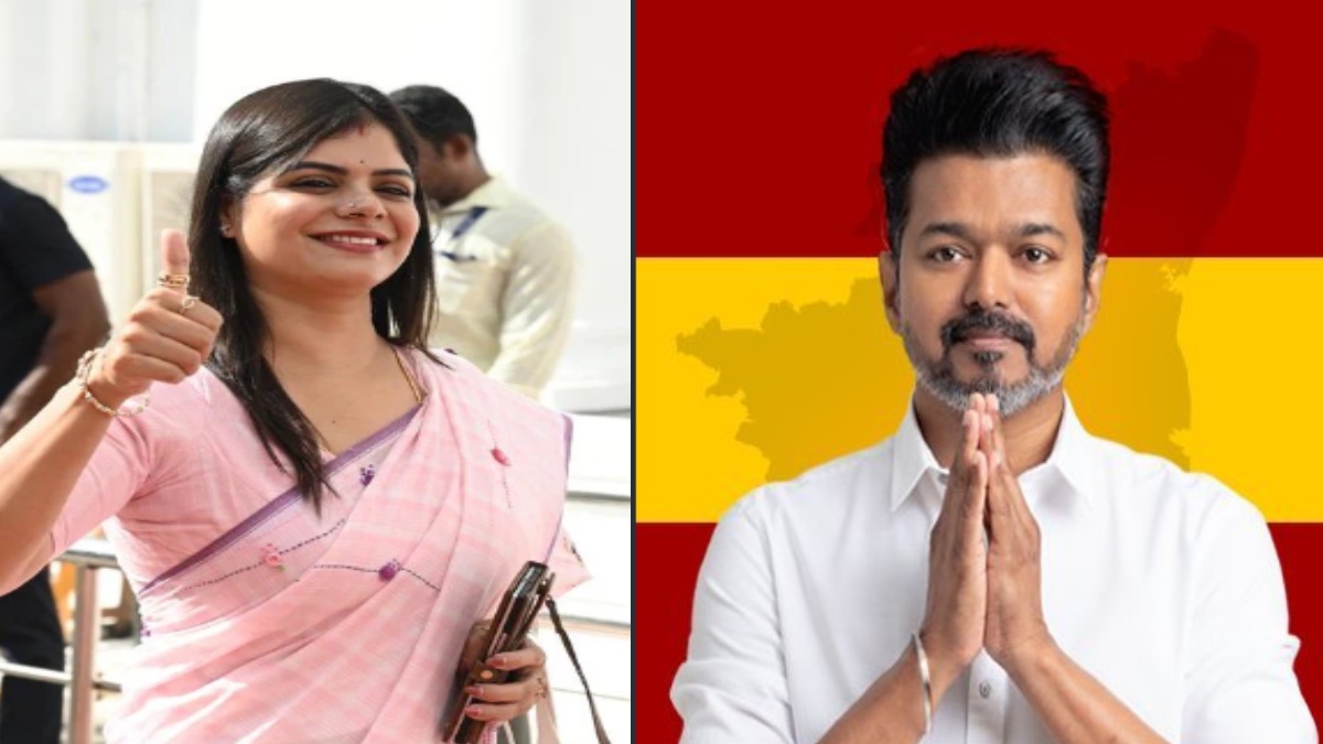 TVK MLA Kanimozhi Santhosh Predicts Vijay Will Become Prime Minister in 2029, Says Rahul Gandhi Will Back Him