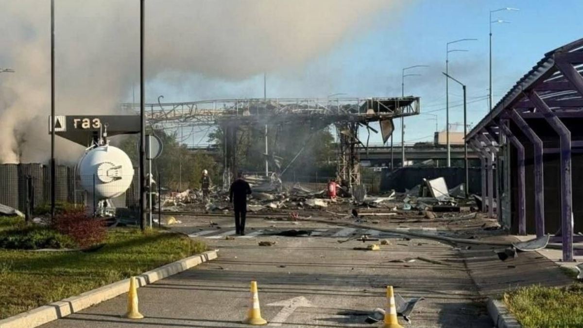 Ukraine Under Fire: Russian Strikes Hit Railways, Petrol Stations, Shipping