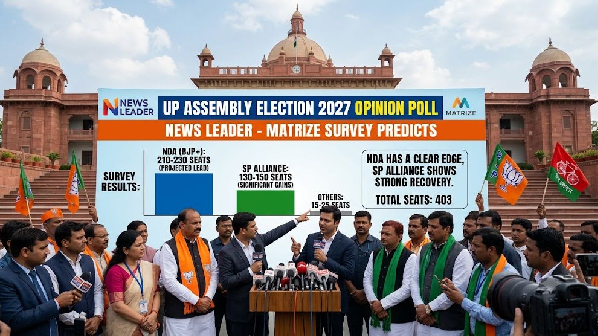 UP Assembly Election 2027 Opinion Poll: News Leader-Matrize Survey Predicts NDA Lead, SP Alliance Gains
