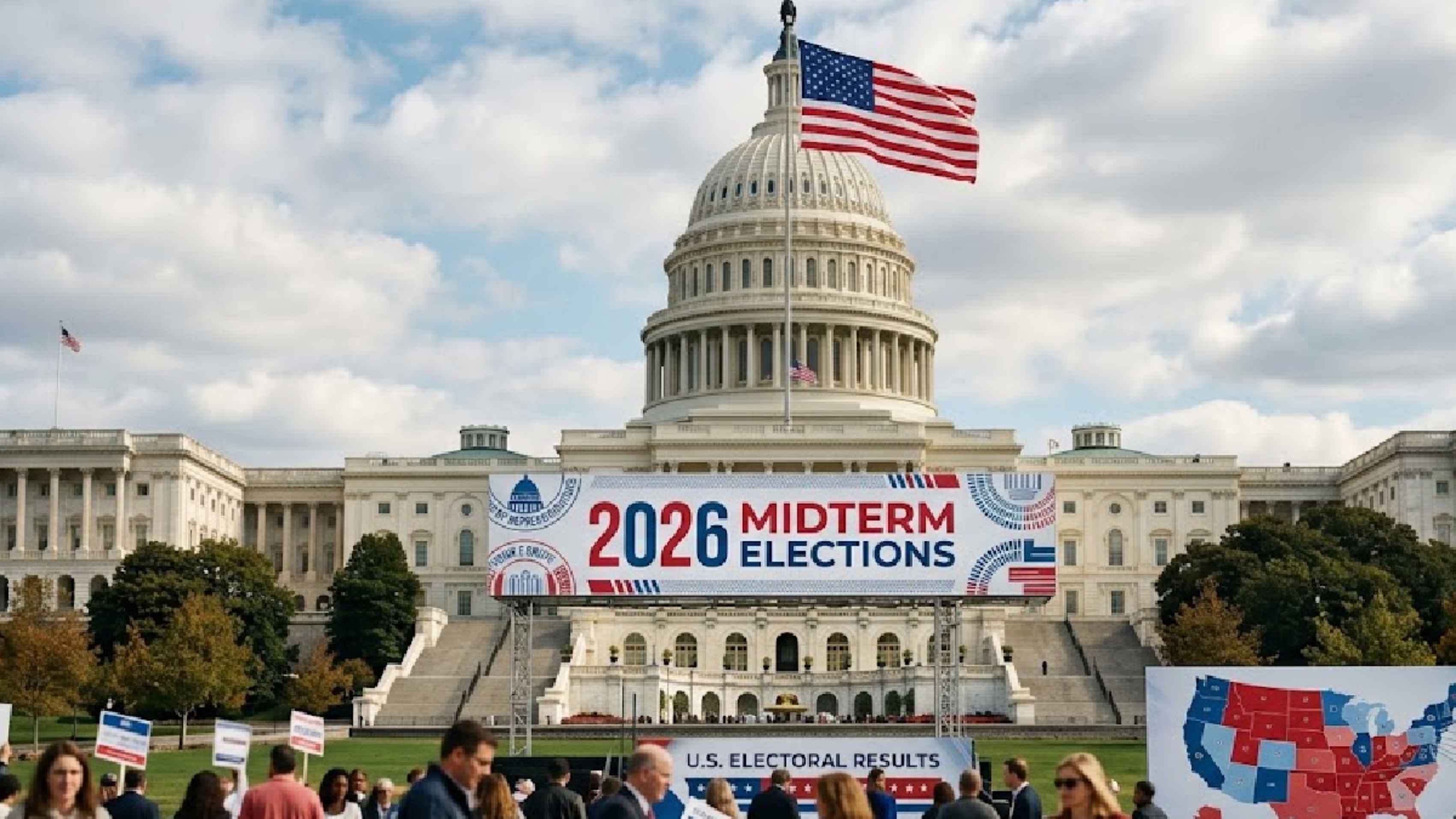 US Midterm Elections 2026: Key Races, Battleground States and Fight for Congress