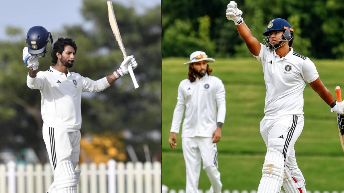 ತಿಲಕ್ 99ಕ್ಕೆ ಔಟ್; ನಾಲ್ಕು ದಿನಗಳ ಹಿಂದಿನ ಸ್ಲೆಡ್ಜಿಂಗ್‌ಗೆ ವೈಭವ್ ಕೊಟ್ಟ ತಿರುಗೇಟು!!