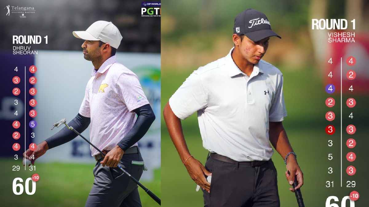 Teen Golf Sensation Vishesh Sharma Takes Four-Shot Lead at Golconda Masters