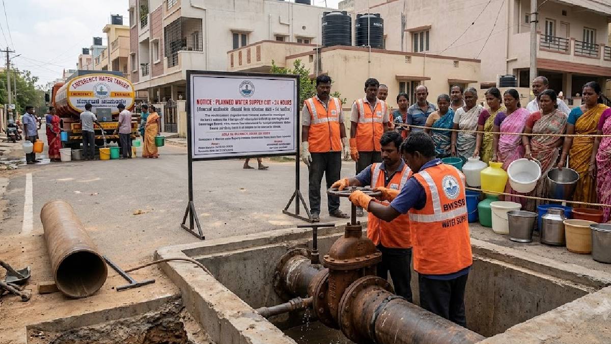 ಬೆಂಗಳೂರು ಜನರೇ ಗಮನಿಸಿ- ಈ ಪ್ರದೇಶಗಳಲ್ಲಿ ಇಂದು ಕಾವೇರಿ ನೀರು ಪೂರೈಕೆ ವ್ಯತ್ಯಯ!!