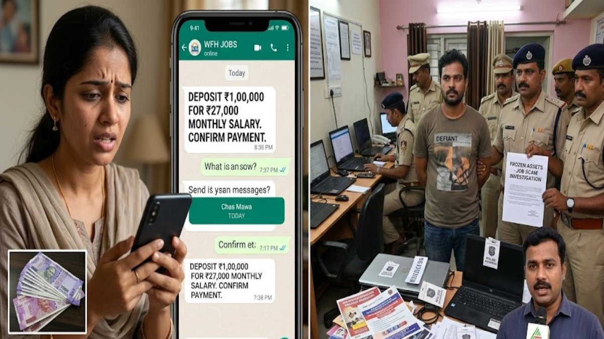 Bengaluru Work-From-Home Scam: ‘Earn From Home’ Job Racket Promises ₹27,000 Salary for ₹1 Lakh Deposit
