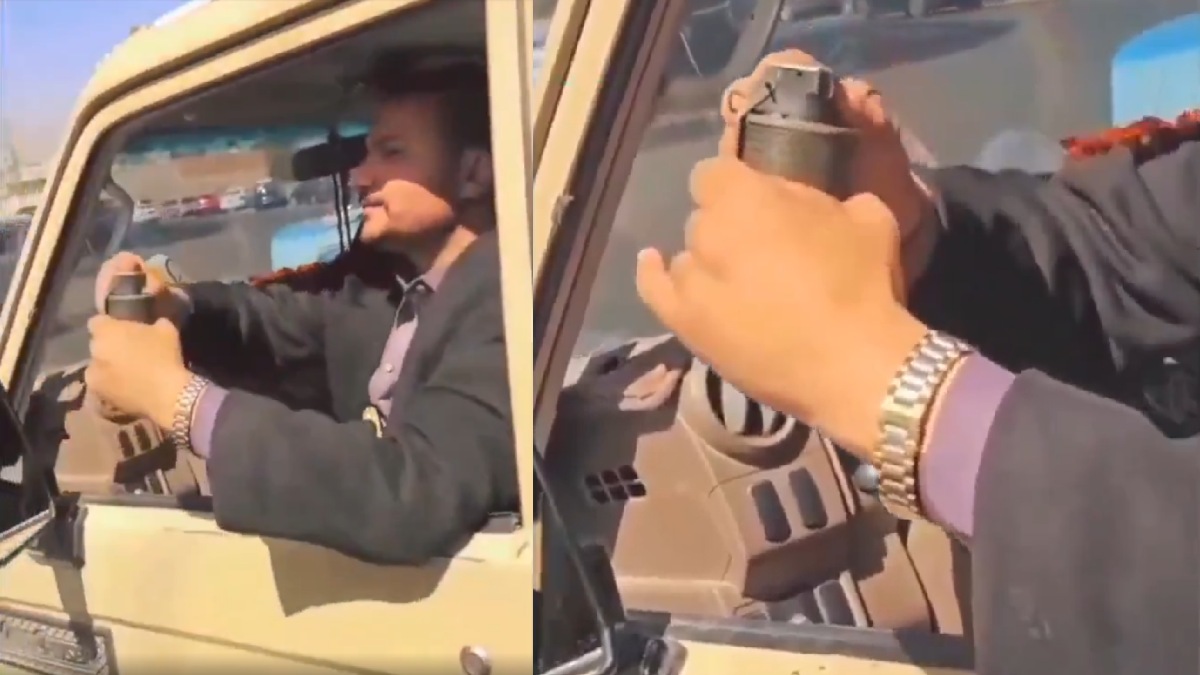 Yemen Grenade Accident Video Goes Viral: Man Reportedly Loses Hand After Explosive Goes Off Inside Pickup Truck