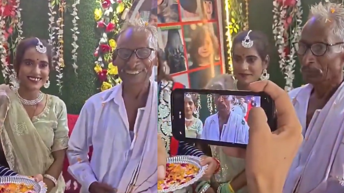 ಉತ್ತರ ಪ್ರದೇಶದಲ್ಲಿ ಅಪರೂಪದ ಪ್ರೇಮಕಥೆ! 75 ವರ್ಷದ ವೃದ್ಧನ ಜೊತೆ 30 ವರ್ಷದ ಯುವತಿ ಮದುವೆ!!