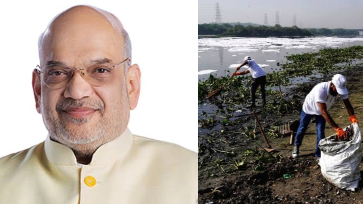 Amit Shah pledges to clean and rejuvenate the Yamuna River