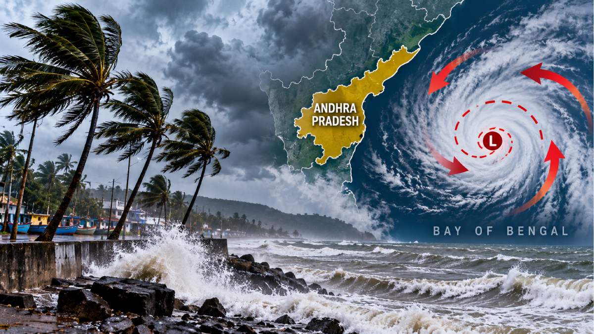 Low-pressure system over the Bay of Bengal may develop into a cyclone.