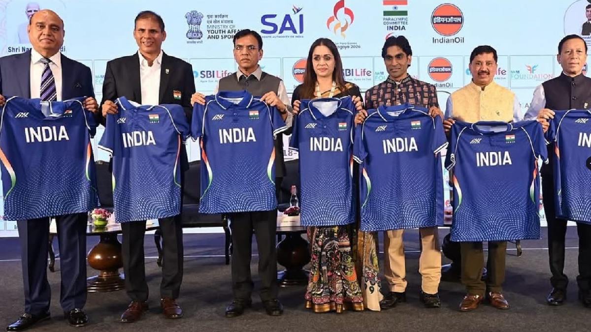 Asian Para Games 2026: Mansukh Mandaviya Unveils Team India Jersey At Grand Send-Off Ceremony