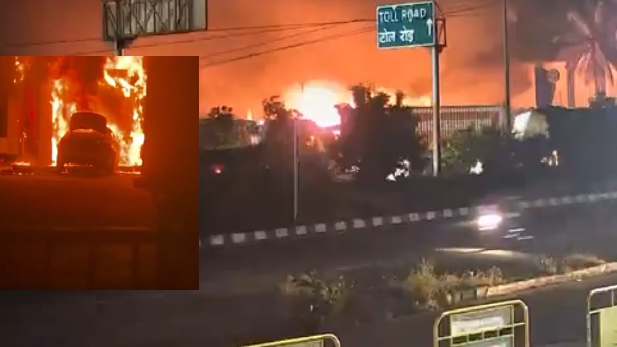 ಬೆಂಗಳೂರಿನ ಅತ್ತಿಬೆಲೆ ಗಡಿ ಬಳಿ ಪೆಟ್ರೋಲ್ ಬಂಕ್‌ನಲ್ಲಿ ಬೆಂಕಿ-ಪೆಟ್ರೋಲ್ ಹಾಕಿಸಿಕೊಳ್ಳಲು ಬಂದ ಕಾರು ಸುಟ್ಟು ಕರಕಲು!!
