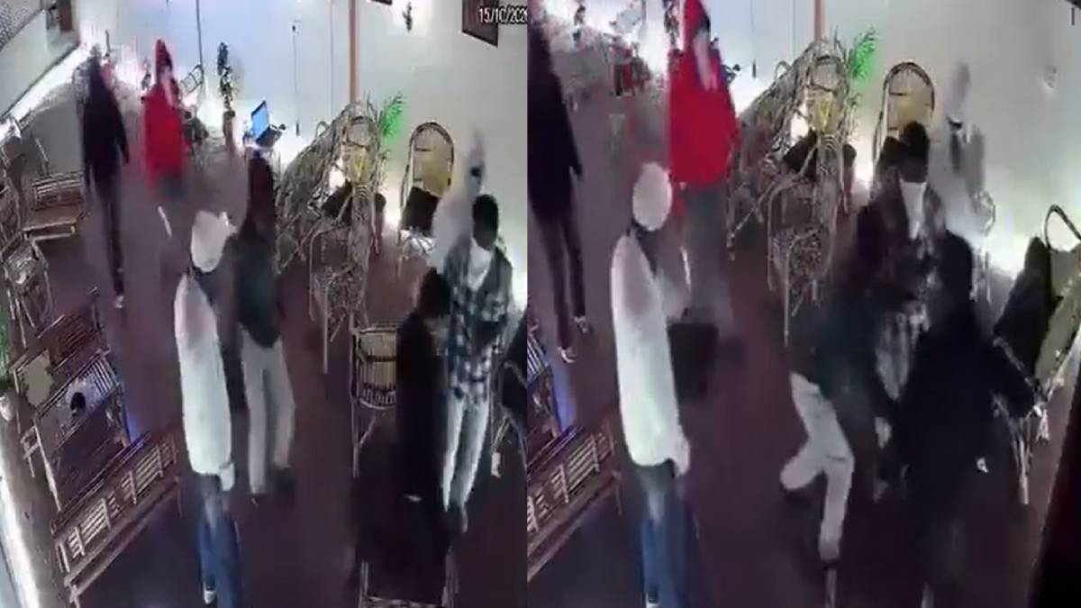 ಬೆಳಗಾವಿಯಲ್ಲಿ ಭೀಕರ ದಾಳಿ! ಕೆಫೆಗೆ ನುಗ್ಗಿದ ಮುಖವಾಡಧಾರಿಗಳಿಂದ ಯುವಕನ ಮೇಲೆ ಕತ್ತಿ, ಮಚ್ಚುಗಳಿಂದ ಹ*ಲ್ಲೆ!!