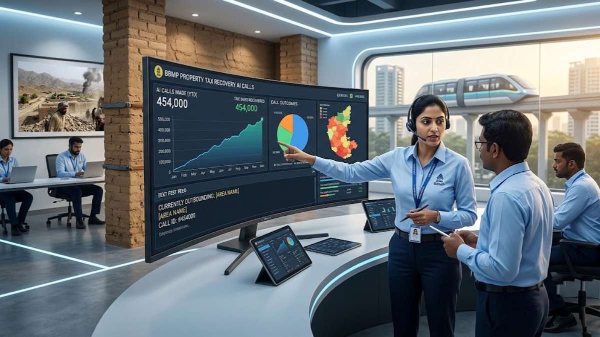 Bengaluru Corporation Uses AI Calls to Recover Property Tax Dues | Photo Credit: AI Image
