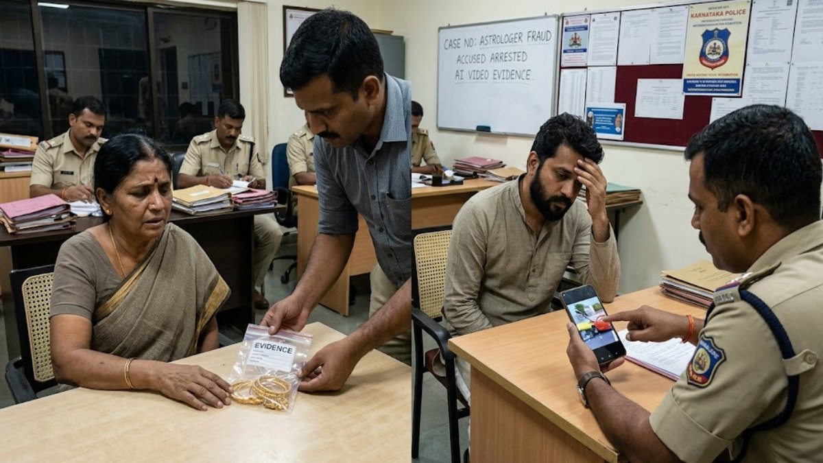 Bengaluru: Astrologer Cheats 62-Year-Old Woman of ₹40 Lakh Gold, Uses AI-Generated Accident Video to Escape