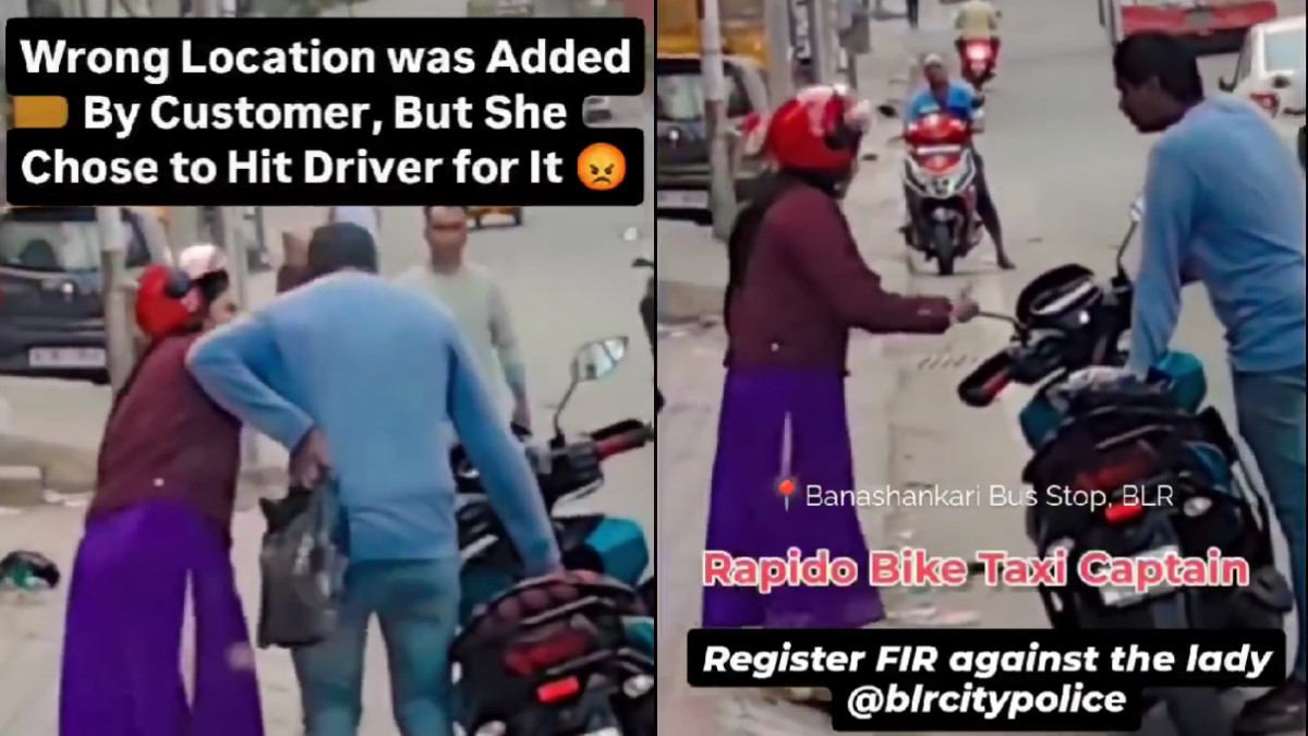ಬೆಂಗಳೂರಿನ ರಾಪಿಡೋ ವಿವಾದಕ್ಕೆ ಹೊಸ ತಿರುವು-ಮಹಿಳೆಯೇ ಮೊದಲು ಚಾಲಕನಿಗೆ ಹೊಡೆದಿರುವುದನ್ನು ತೋರಿಸಿದ ಸಿಸಿಟಿವಿ!!