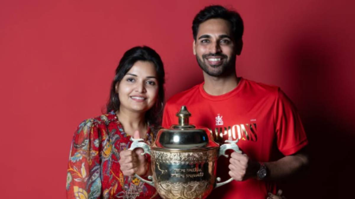 bhuvneshwar-kumar-india-t20i-comeback-nupur-nagar-post | Photo Credit: https://x.com/Sports_NDTV