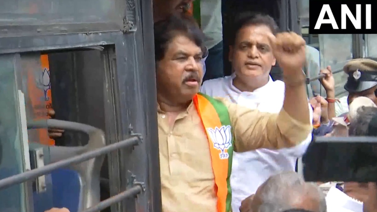 Bengaluru BJP Protest Turns Tense as Police Detain R Ashoka and Party Leaders