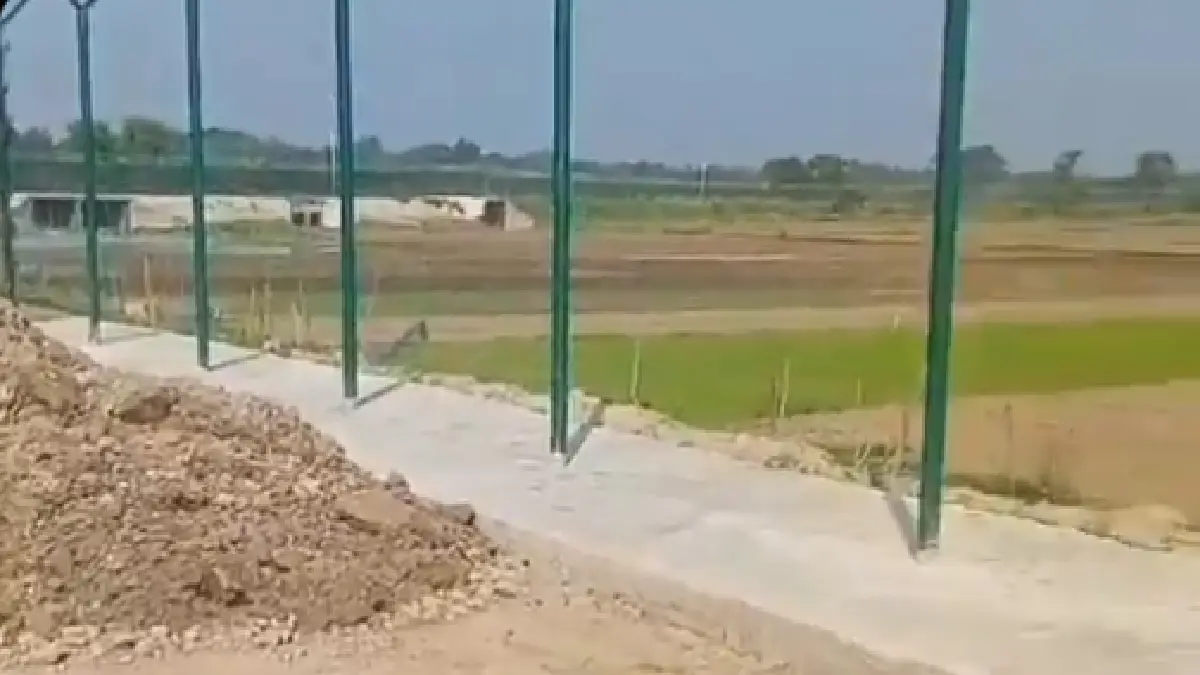 The new construction project at the border