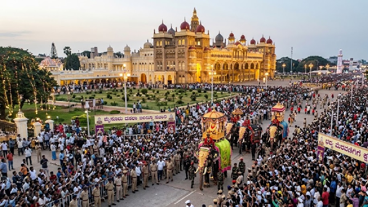 ಮೈಸೂರು ದಸರಾ ಜಂಬೂಸವಾರಿಗೆ ಭರ್ಜರಿ ಸಿದ್ಧತೆ-ಲಕ್ಷಾಂತರ ಜನರ ಆಗಮನದ ನಿರೀಕ್ಷೆ!!