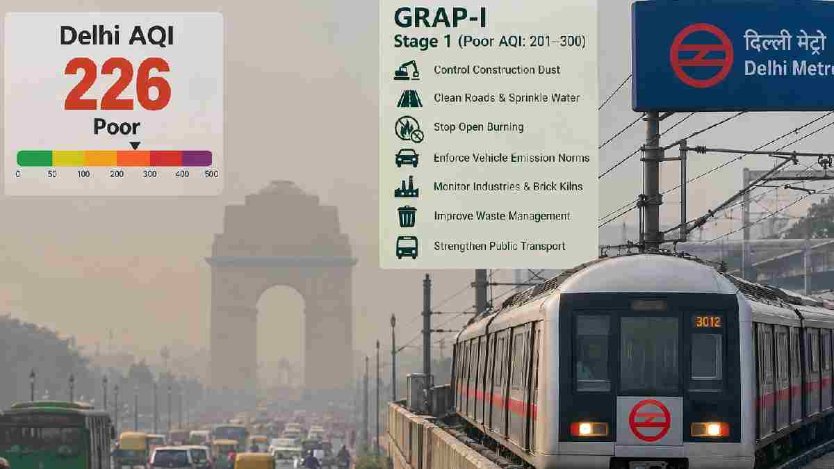 Metro Adds 20 Trips as GRAP-I Begins | Photo Credit: AI
