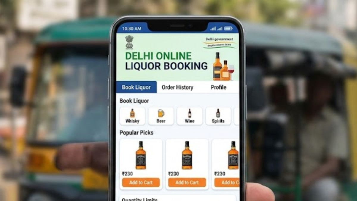 Delhi Liquor Booking App