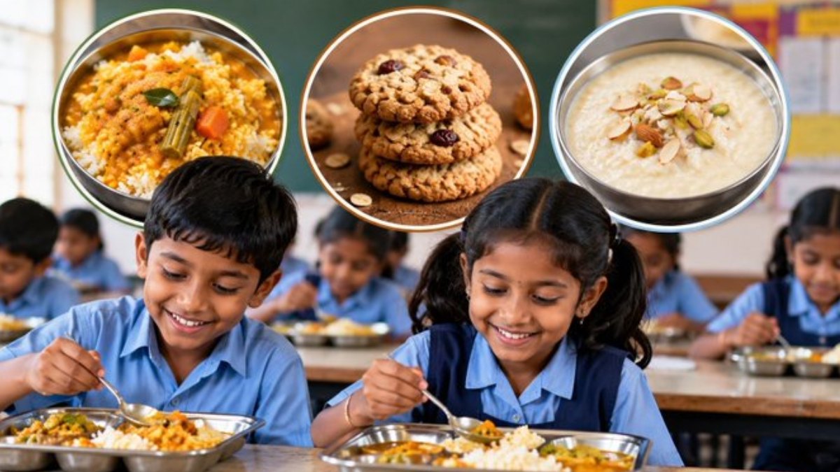 Mid-Day Meal Menu Gets a Healthy Twist: Delhi Schools Consider Sambar Rice, Oat Cookies and Kheer