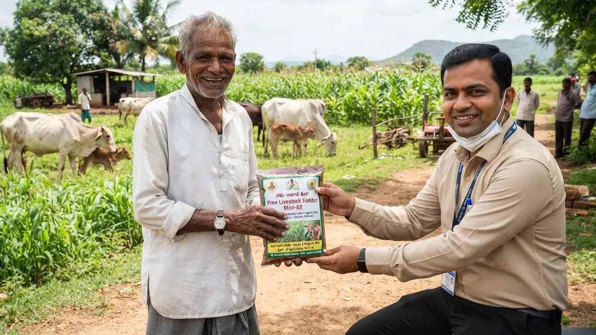 ಧಾರವಾಡ ರೈತರಿಗೆ ಉಚಿತ ಮೇವು ಕಿಟ್ -  ಅರ್ಹತೆ ಏನು? ಯಾರಿಗೆ ಸಿಗಲಿದೆ?
