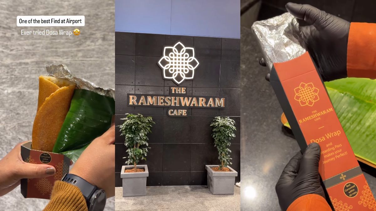 Bengaluru Airport Viral Dosa Wrap | Photo Credit: https://www.instagram.com/p/Deb40rHt5dE/