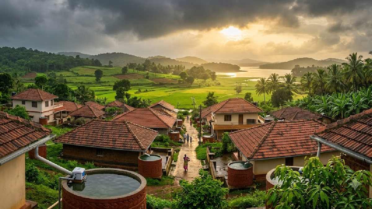 ಮಳೆ ಬಂದರೆ ನೀರಿನ ಚಿಂತೆ ಕಡಿಮೆ; ಗೆಂದತ್ತೂರಿನ ಮನೆಗಳಲ್ಲಿ ಏನಿದೆ ವಿಶೇಷ?!!