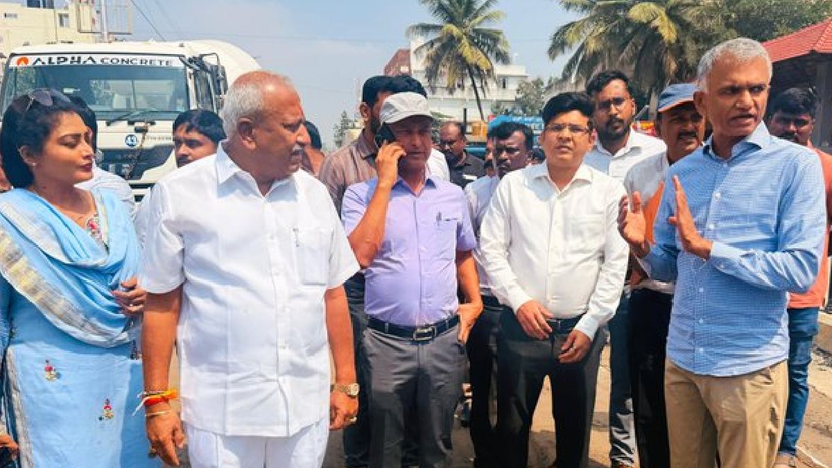 ಗುಬ್ಬಿ ಕ್ರಾಸ್–ವಡ್ಡರಪಾಳ್ಯ ಸಿಗ್ನಲ್ ರಸ್ತೆ ಕಾಮಗಾರಿ ಚುರುಕು -  ಸಂಚಾರ ದಟ್ಟಣೆ ನಿವಾರಣೆಗೆ ಸಚಿವ ಕೃಷ್ಣ ಬೈರೇಗೌಡ ಸೂಚನೆ!!